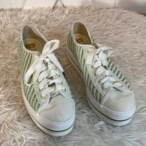 Keds X Kate Spade Triple Up Woven Sneakers